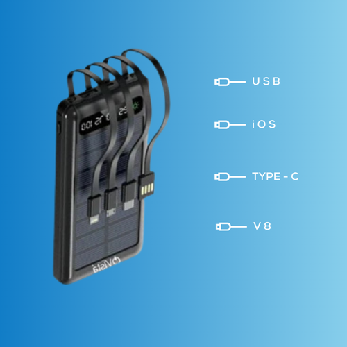 Ovista 10000mAh Solar Power Bank