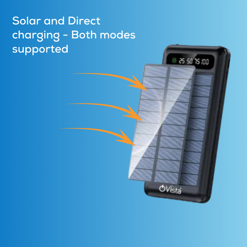 Ovista 10000mAh Solar Power Bank